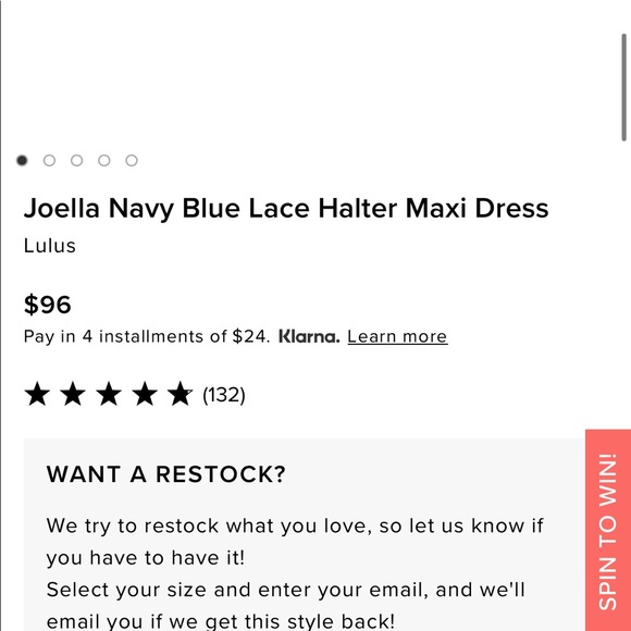 Lulus Joella Halter Maxi gown Dress blue size s - Picture 10 of 13